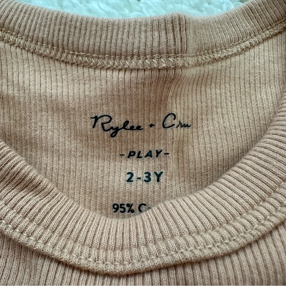 Rylee & Cru Ribbed Set - Grapefruit - Picture 3 of 7